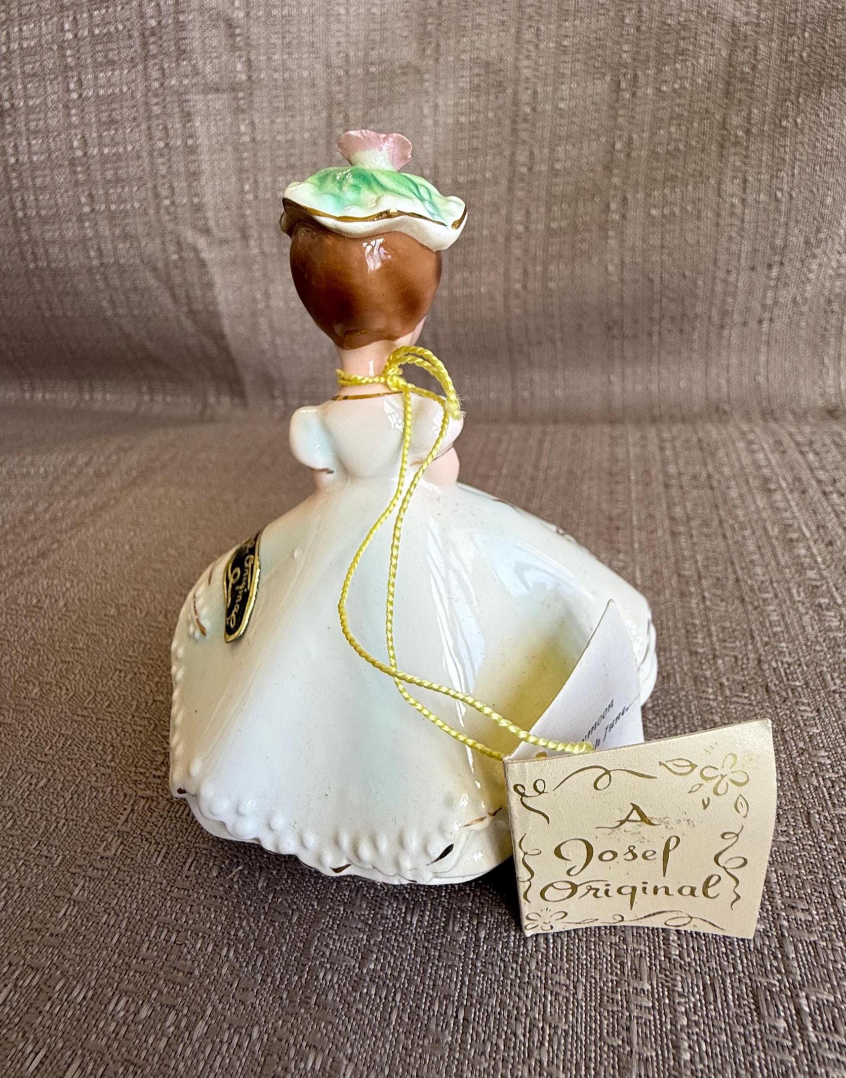 Vintage JOSEF ORIGINALS June Doll Figurine, Ceramic