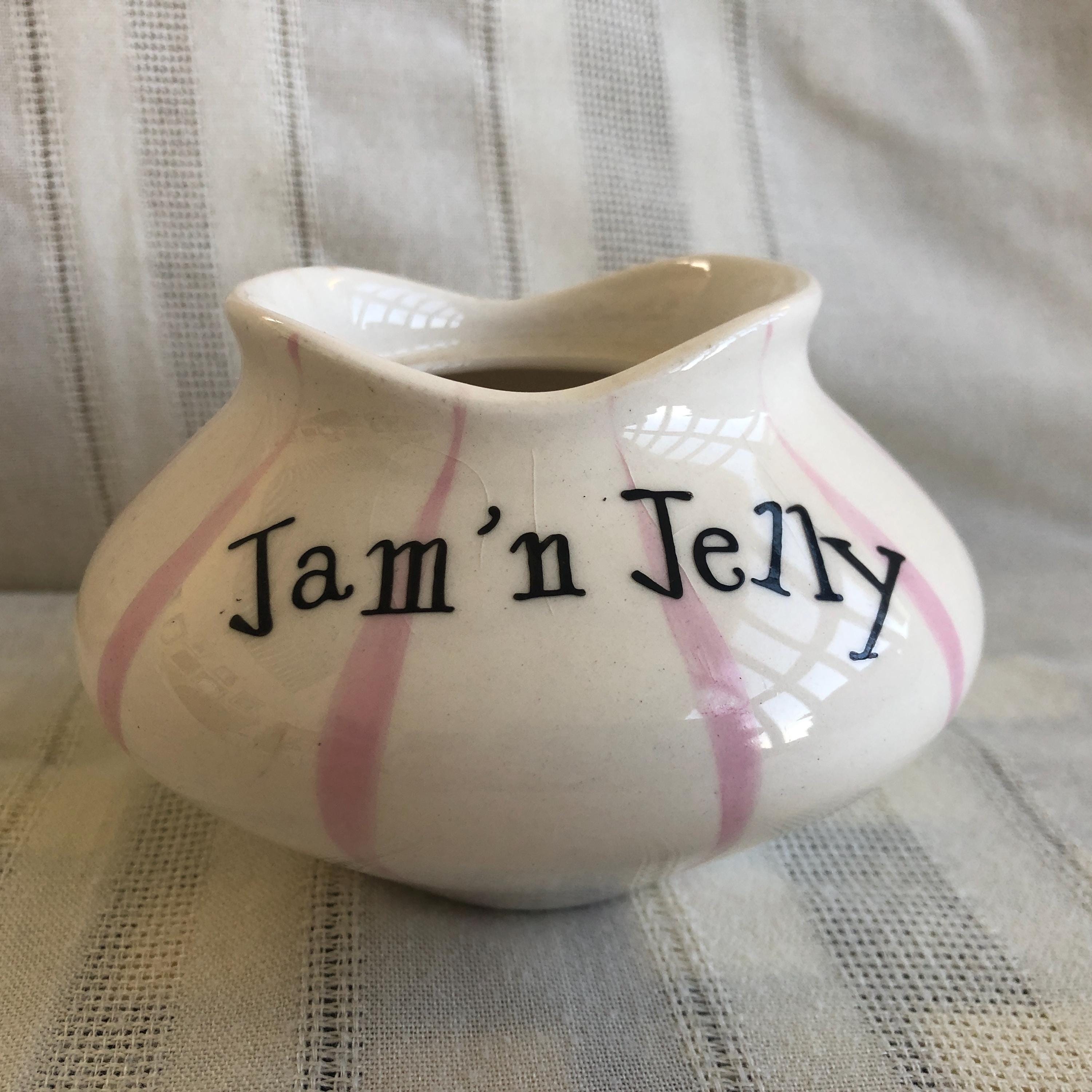 1958 HOLT HOWARD Pixieware Jam 'n Jelly Container Jar, Vintage
