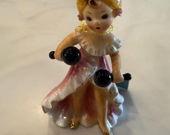 Vintage JOSEF ORIGINALS Puerto Rico Porcelain Doll Figurine,mint