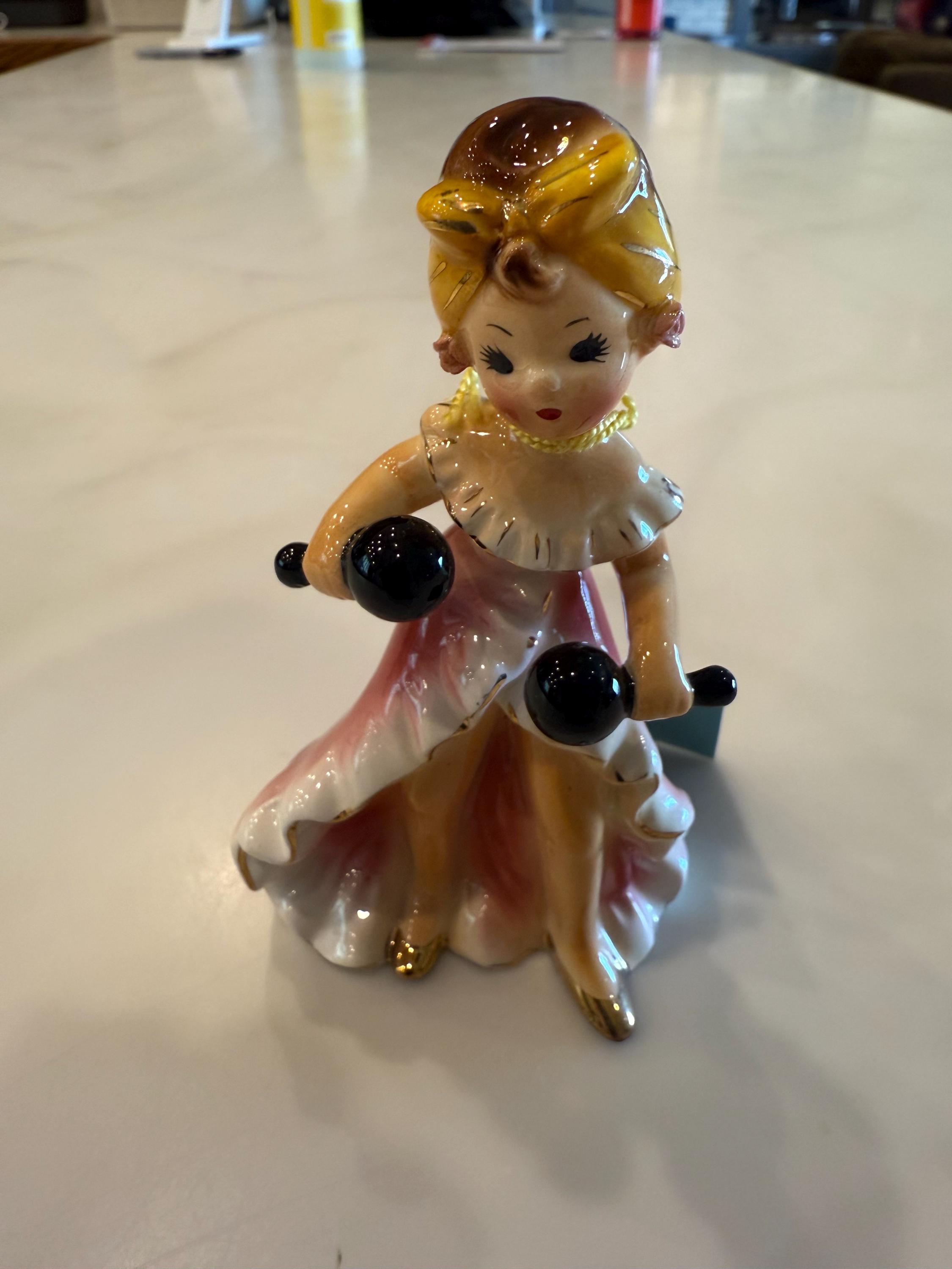Vintage JOSEF ORIGINALS Puerto Rico Porcelain Doll Figurine,mint