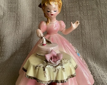 1960s RARE Vintage JOSEF Originals Leslie Figurine, Salesman