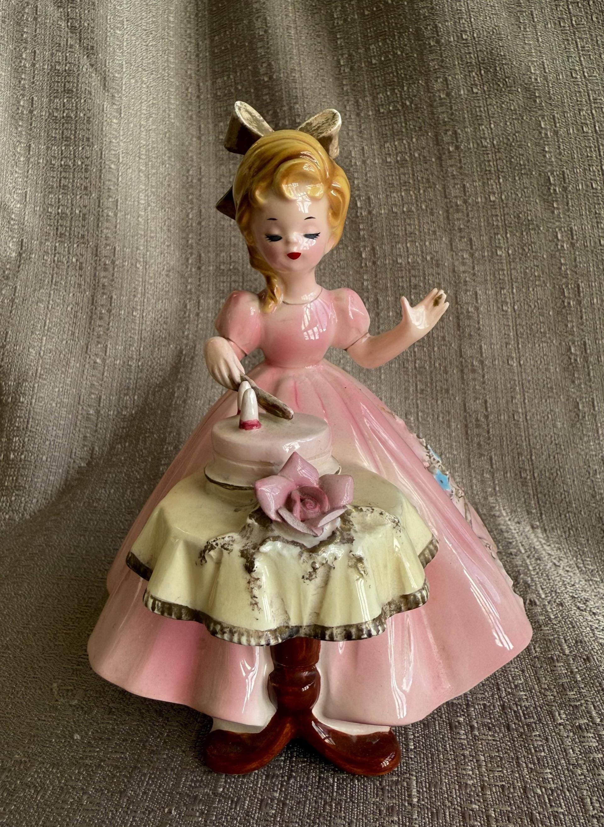 1960s RARE Vintage JOSEF Originals Leslie Figurine, Salesman