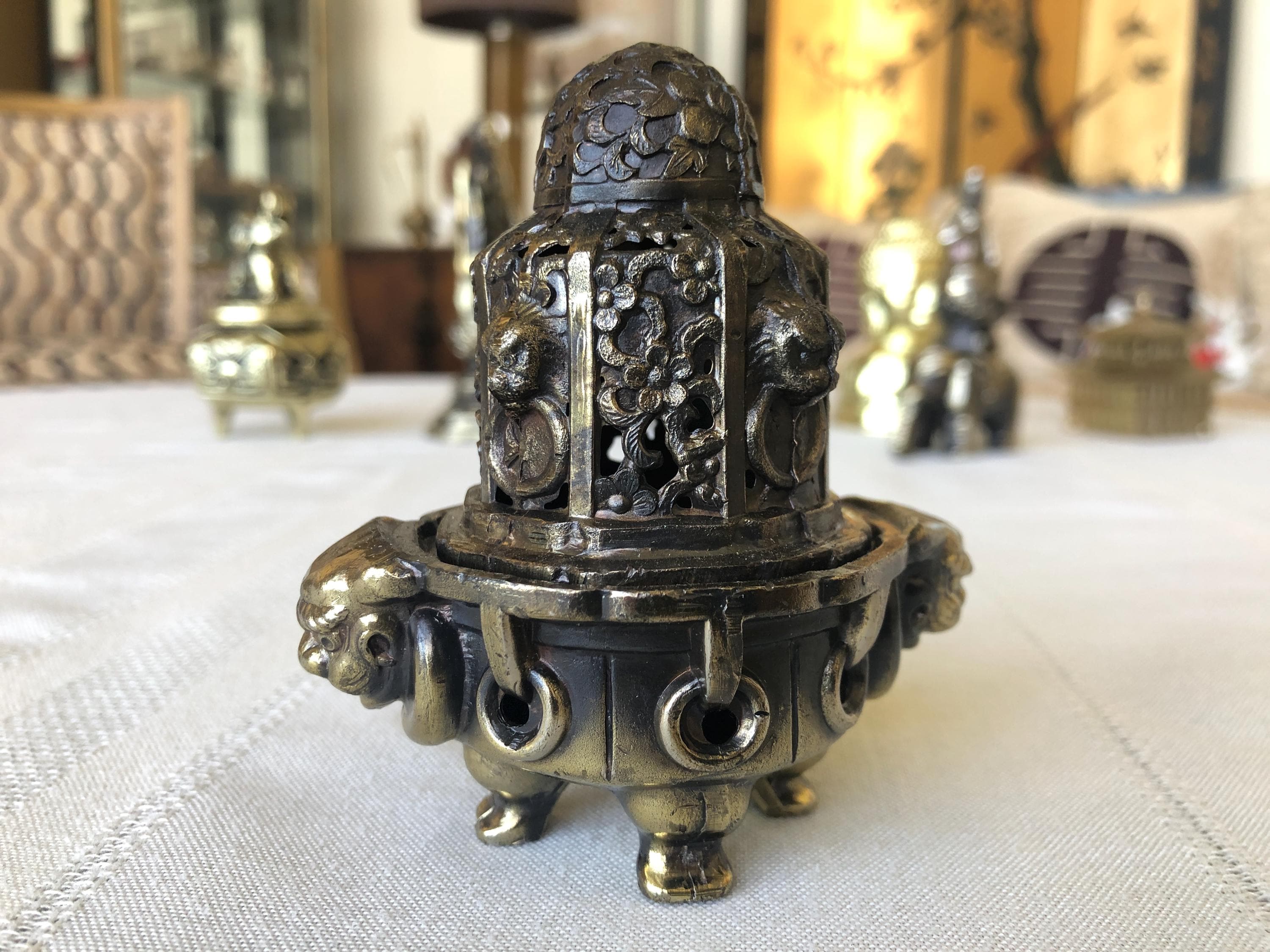 Vintage Japanese Incense Burner - Etsy