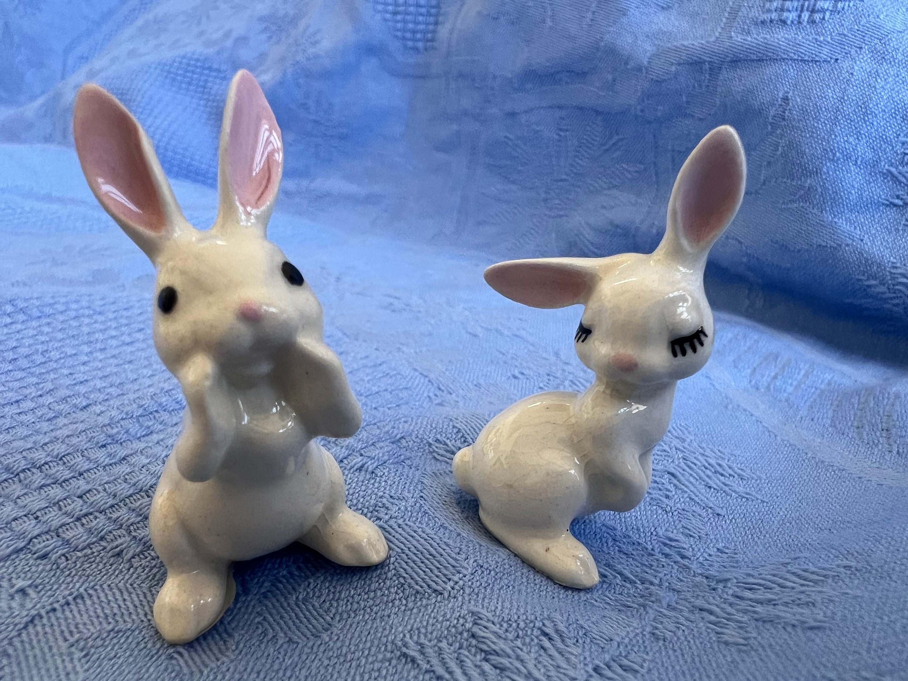 Vintage Hagen Renaker Cottontail Rabbit Bunny Baby Miniature Ceramic - Ruby  Lane