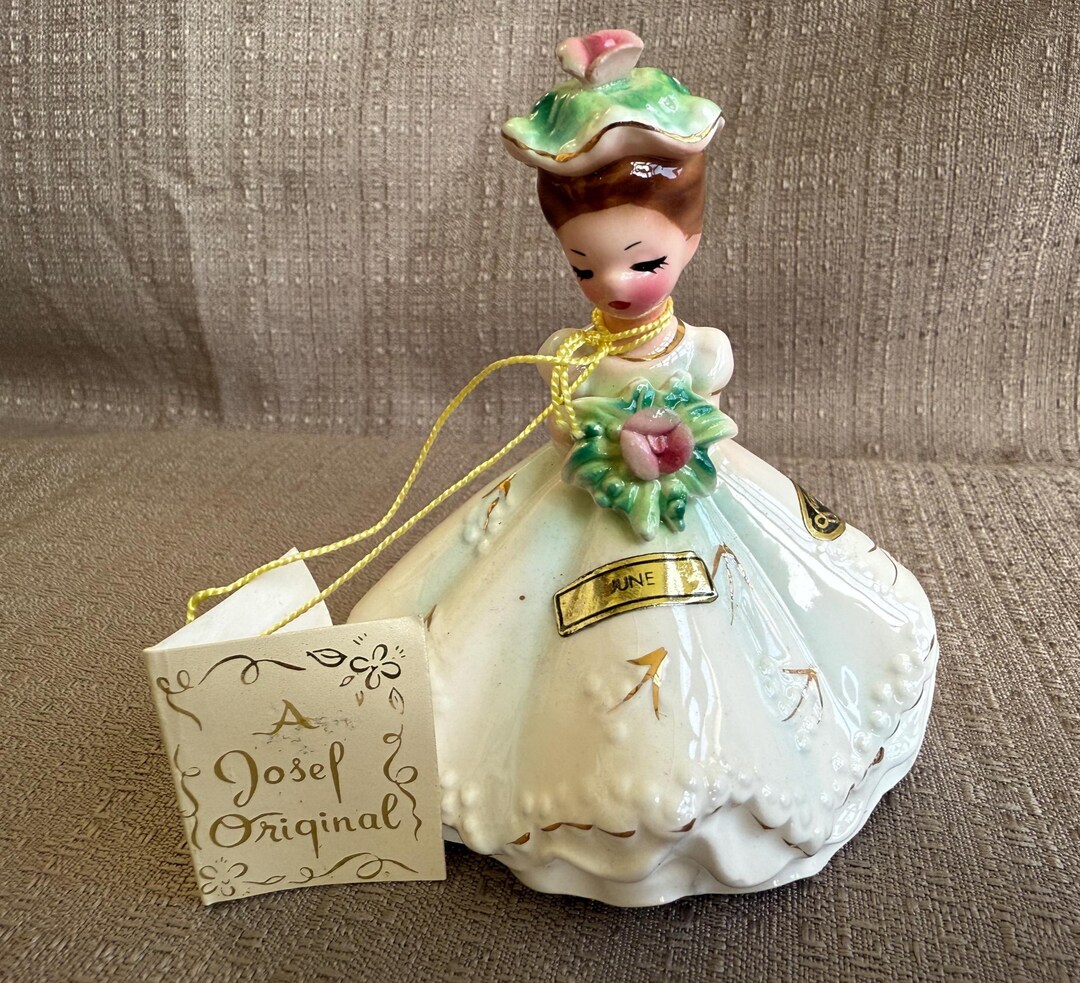 Vintage JOSEF ORIGINALS June Doll Figurine, Ceramic