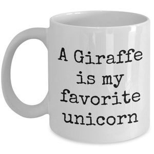 Giraffe Mug, Giraffe Coffee Cup, Giraffe Gift for Men, Women, Kids