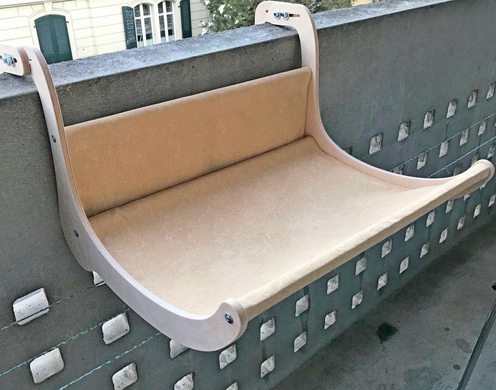 Cat Hanging Bed Cat Furniture Radiator Cat Hammock Bedside Cat Bed Cat Shelf for Bed or Balcony Cat Perch Gift Idea for Cat Unique Design
