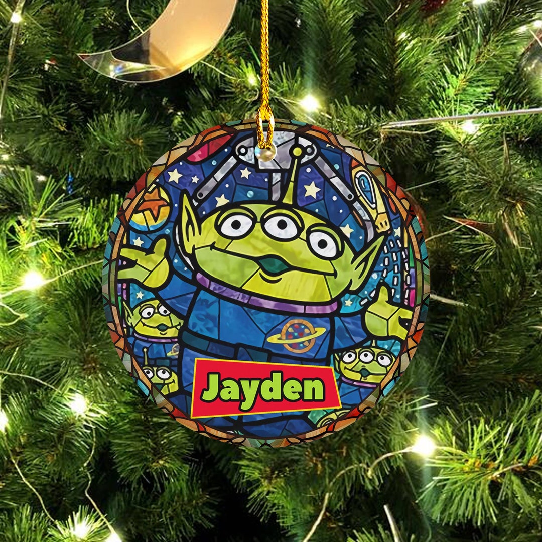 Custom Toy Story Alien Christmas Ornament Toy Story Hanging Etsy