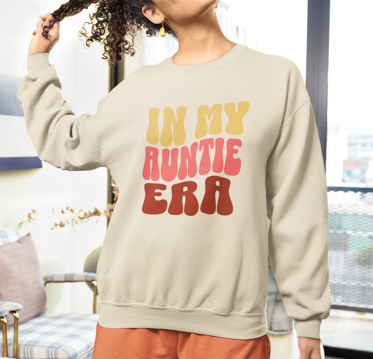 In My Auntie Era Sweatshirt | Aunt Gift Sweatshirt | Crewneck for Your Aunt | Favorite Aunt Shirt | Aunt Gift from Niece | Cool Aunt Sweater