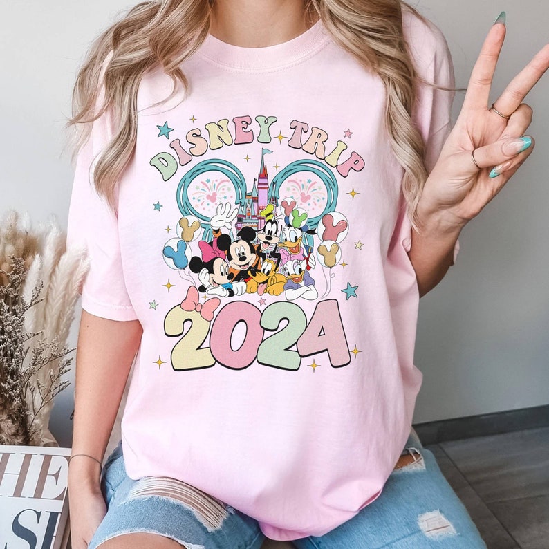 Disneyland Trip 2024 Shirt Disneytrip 2024 Family Shirts Disneyland