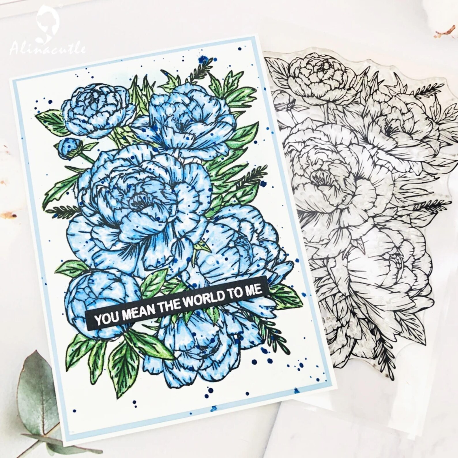 Clear Silicone Floral Stamp Set for Card Making Scrapbooking Planner ...