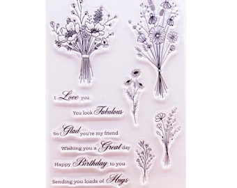 Silikonstempel Alles Gute Zum Geburtstag – Klare DIY-Stempel Für Karten & Scrapbooking