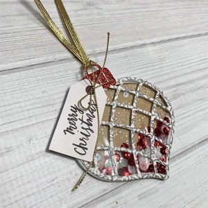 Ornamento di Natale shaker fustelle in metallo scrapbooking carta artigianato decorazione