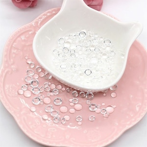 350 stks heldere dauwdruppel waterdruppel druppels stenen diy papieren kaarten plakboekdecor