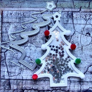 Metall-Stanzformen Weihnachtsbaum, Scrapbook, Papier, Handwerk, Dekoration, scrapbooking