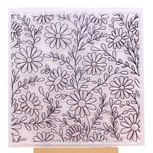 Tampons transparents en caoutchouc, joint en silicone, fleurs florales sauvages, floraison printanière, album de cartes de scrapbooking, artisanat en papier, bricolage