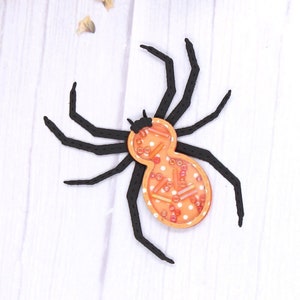 Fustelle in metallo per Halloween, ragni, scrapbooking, decorazioni artigianali in carta