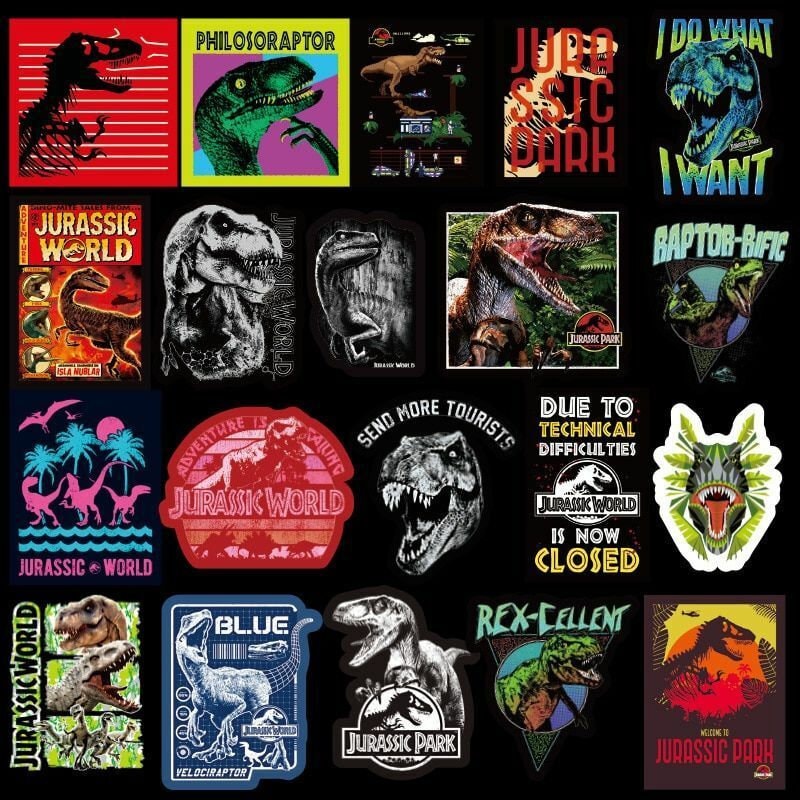 Jurassic World supersticker box - 1800 stickers - 2 boxen voor de prijs van 1 - dino