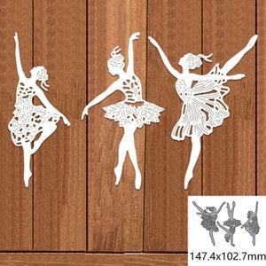 3 pezzi di bellissime fustelle in metallo per fustelle fai da te per scrapbooking