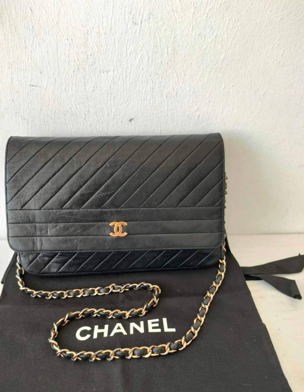 CHANEL Red Silver Soft Lambskin Leather Ultimate Stitch Quilt XL