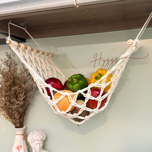 Hanging Fruit Basket - Etsy