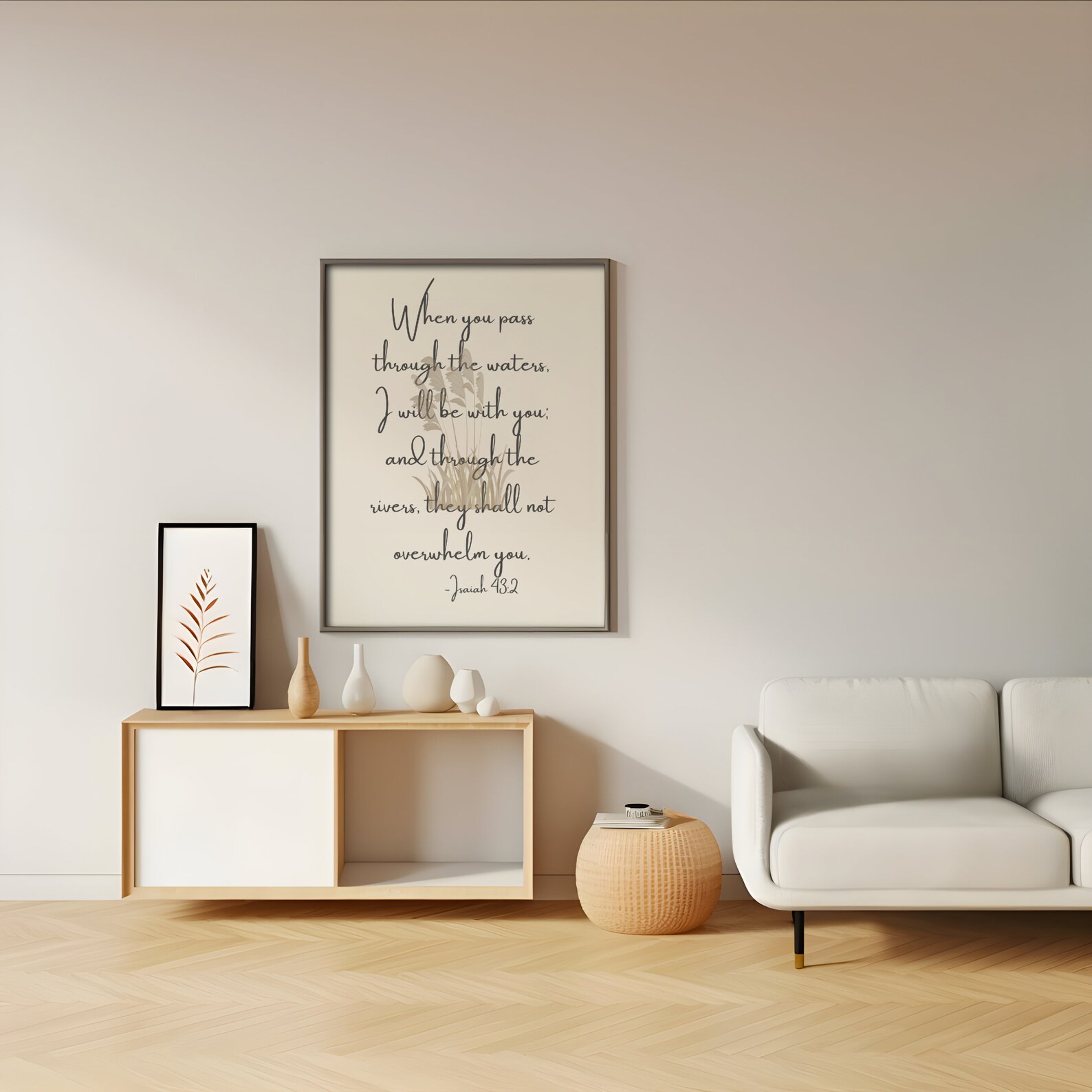 Rustic Christian Quote Rustic Christian Wall Art: Boho Bible Verse Print (digital Download ...