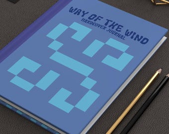 Way of the Wind Blank Journal/Recipe Book Inspired By Stardew Valley Videogame - Wraparound Print and Matte Finish