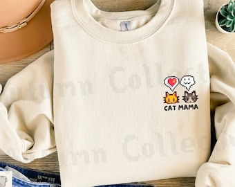 Cat Mama Stardew Valley Sweatshirt: Cozy Gamer Gift