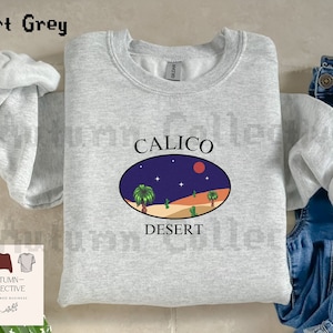 Calico Desert Stardew Valley Sweatshirt - Stardew Valley Gift, Cozy Gamer Jumper, Gamer Gift for Him, Unisex, Pelican Town Shirt, Pixel Art