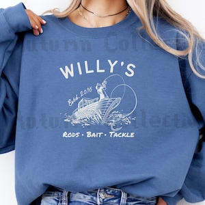 Willy&#39;s Stardew Valley Sweatshirt, Fisherman Gift for Him and Her, Video Game Merch, Crossing, 8Bit, Cozy Gamer Gifts, Fan Merch, Christmas