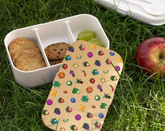 Stardew Valley Crops Bento Box, Kawaii Gamer Brotdose