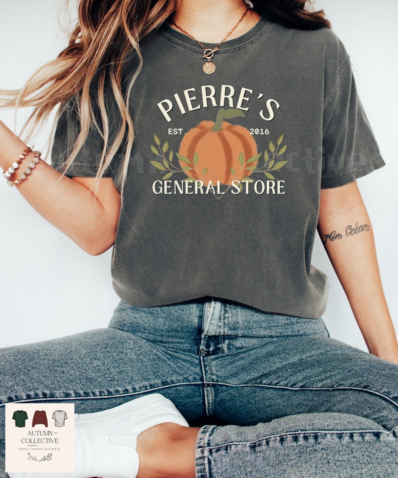 Pierre's General Store Comfort Colors Brand Tshirt