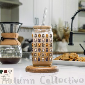 Cat Stardew Valley Sipper Glass Gift