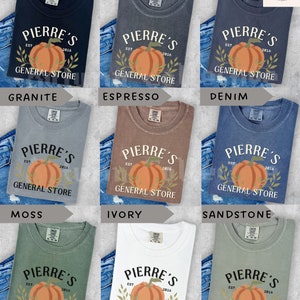 Pierre's General Store Comfort Colors Brand Tshirt