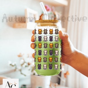 Cat Stardew Valley Sipper Glass Gift