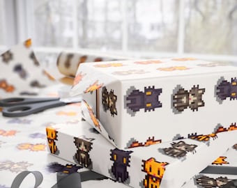 Opakowanie prezentowe Stardew Valley Cat | Urodziny gracza, Boże Narodzenie