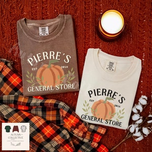 Pierre's General Store Comfort Colors Brand Tshirt
