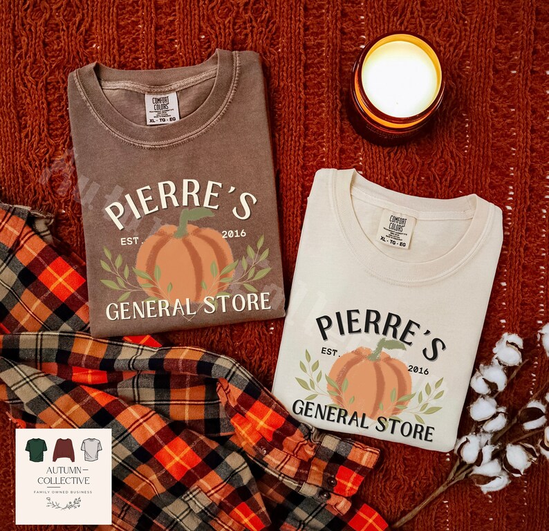 Pierre's General Store Comfort Colors Brand Tshirt