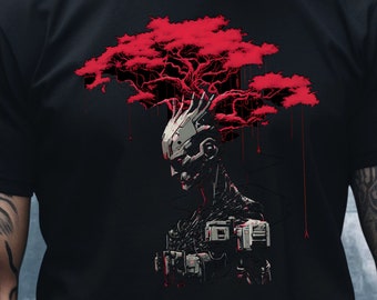 Cyberpunk Shirt, cyberpunk clothing outrun t shirt vaporwave shirt retrowave shirt cyberpunk 2077 shirt synthwave shirt futuristic chothing