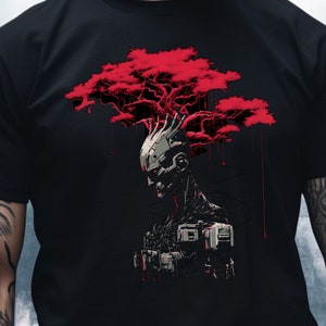 Cyberpunk Shirt, cyberpunk clothing outrun t shirt vaporwave shirt retrowave shirt cyberpunk 2077 shirt synthwave shirt futuristic chothing