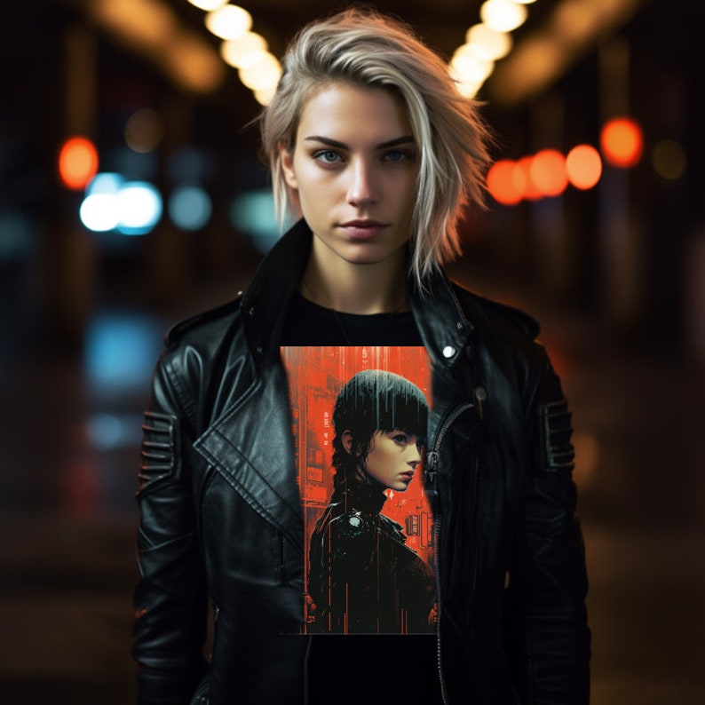 Bladerunner Cyberpunk Replicant Shirt Cyber Punk Clothing Etsy