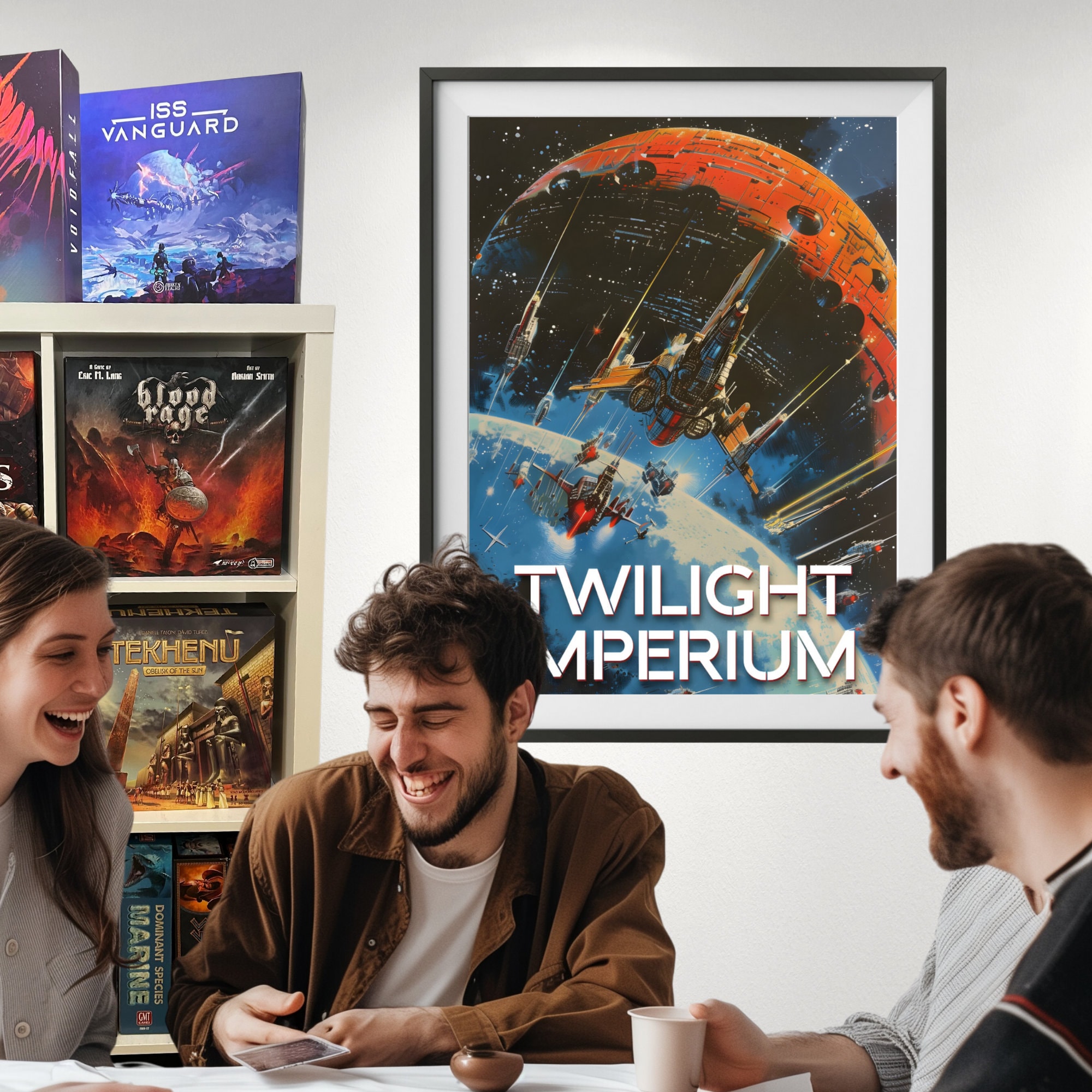 Twilight Imperium Board Game Poster, Scifi Science Fiction Space Board ...