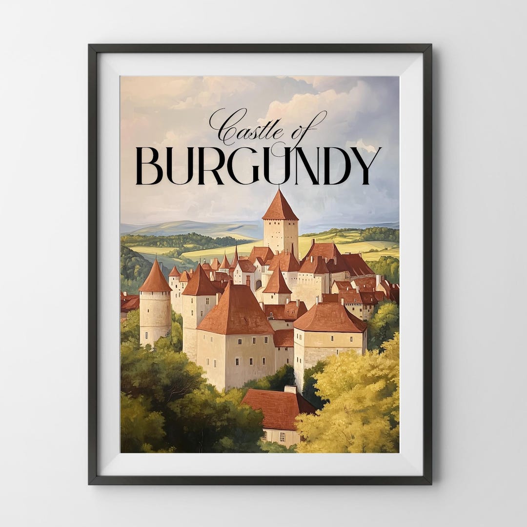 Castles of Burgundy Board Game Poster, Stefan Feld Top Classic Strategy ...