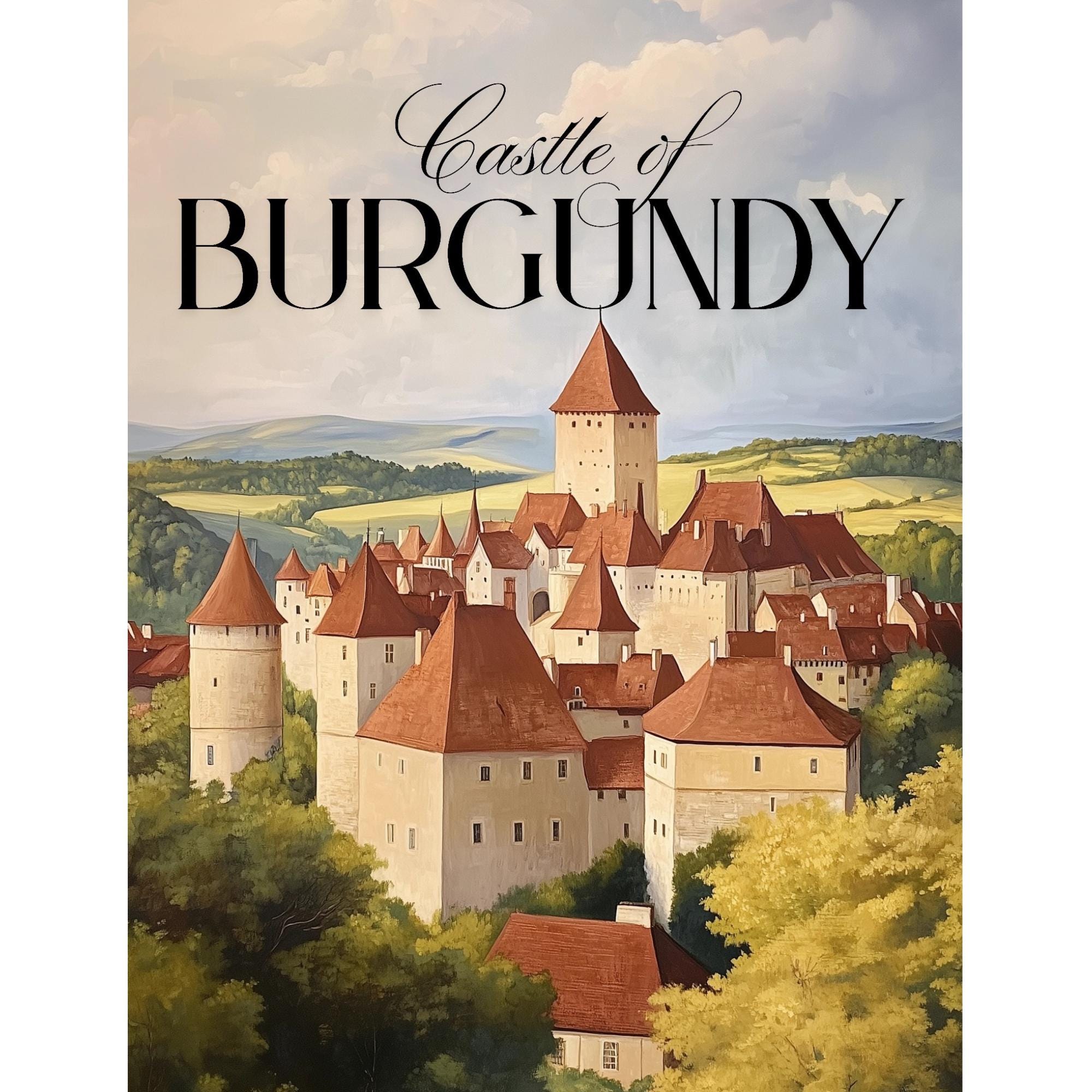 Castles of Burgundy Board Game Poster, Stefan Feld Top Classic Strategy ...