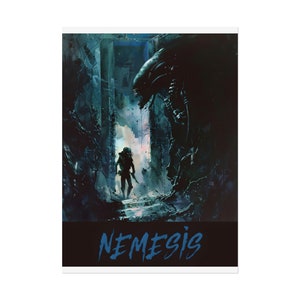 Nemesis Board Game Poster, Aliens Xenomorph Scifi Lockdown Ripley ...