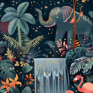 Ark Nova Board Game Poster, Zoo Painting Print Wall Art Strategy Game ...