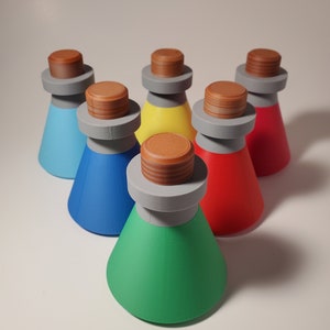 3D Printed Runescape/OSRS/Fantasy Potion Storage/Stash - Runescape Gift