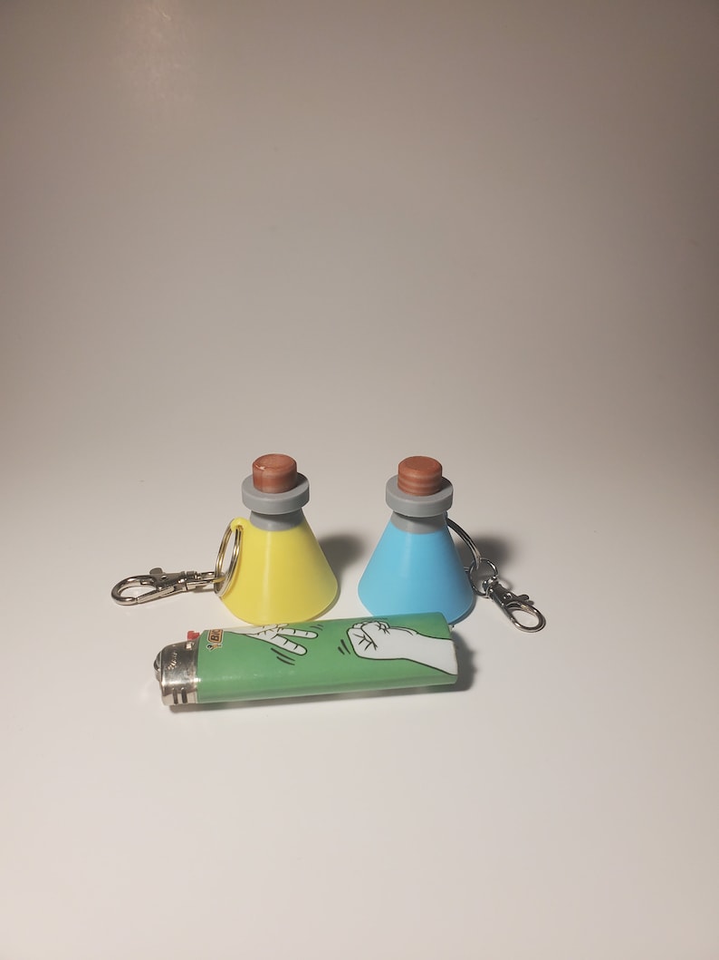 MINI Keychain 3D Printed Runescape/osrs/fantasy Potion Storage/stash