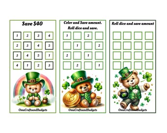 Teddy&#39;s St. Patrick&#39;s Day Mini savings challenges