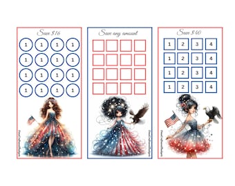 Freedom Girls mini savings challenge printable